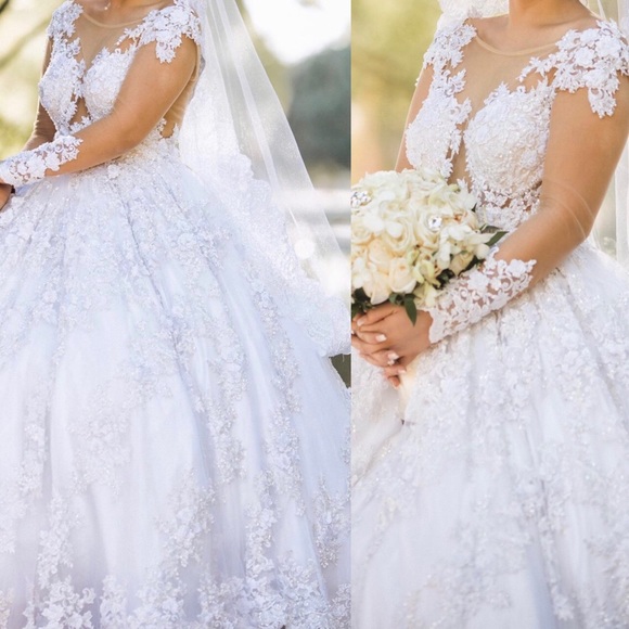 See Thru Wedding Dress